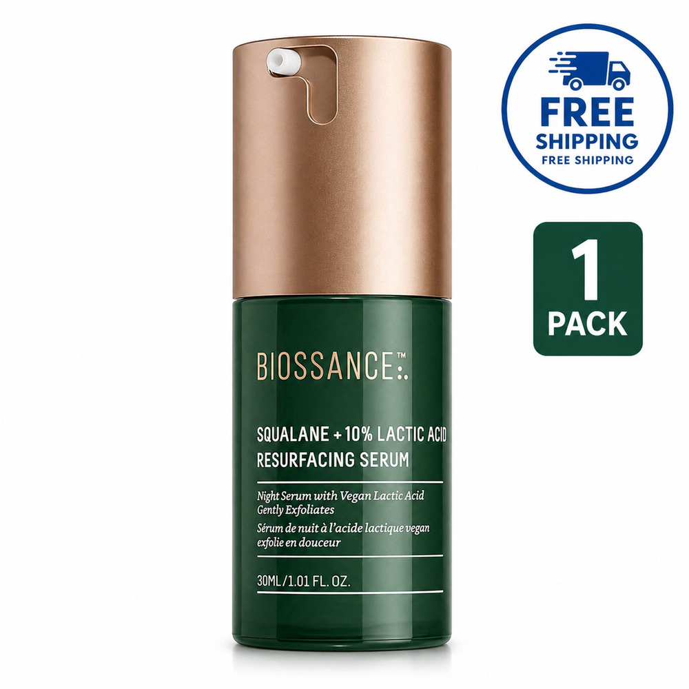 Biossance Squalane + 10% Lactic Acid Resurfacing Serum 30ml